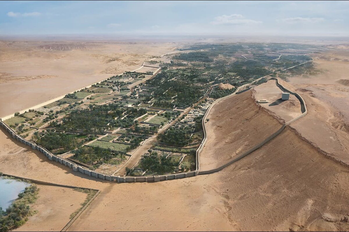 red oasis amurallados arabia