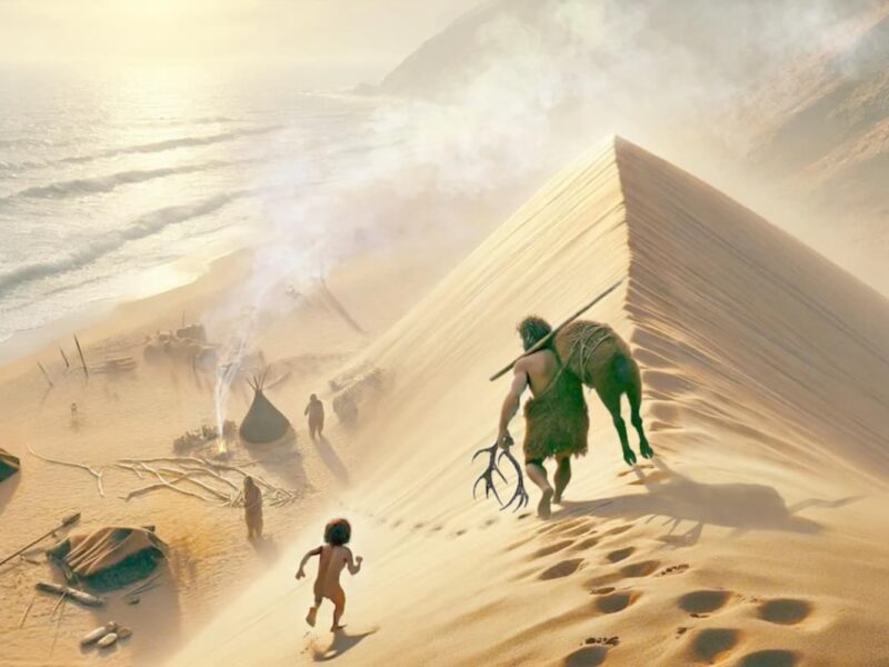 Huellas de neandertales de hace 80.000 años en la costa de Portugal revelan que los niños cazaban en las dunas