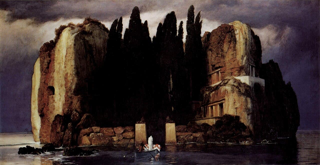 Isle of the dead Bocklin Hitler Freud Lenin