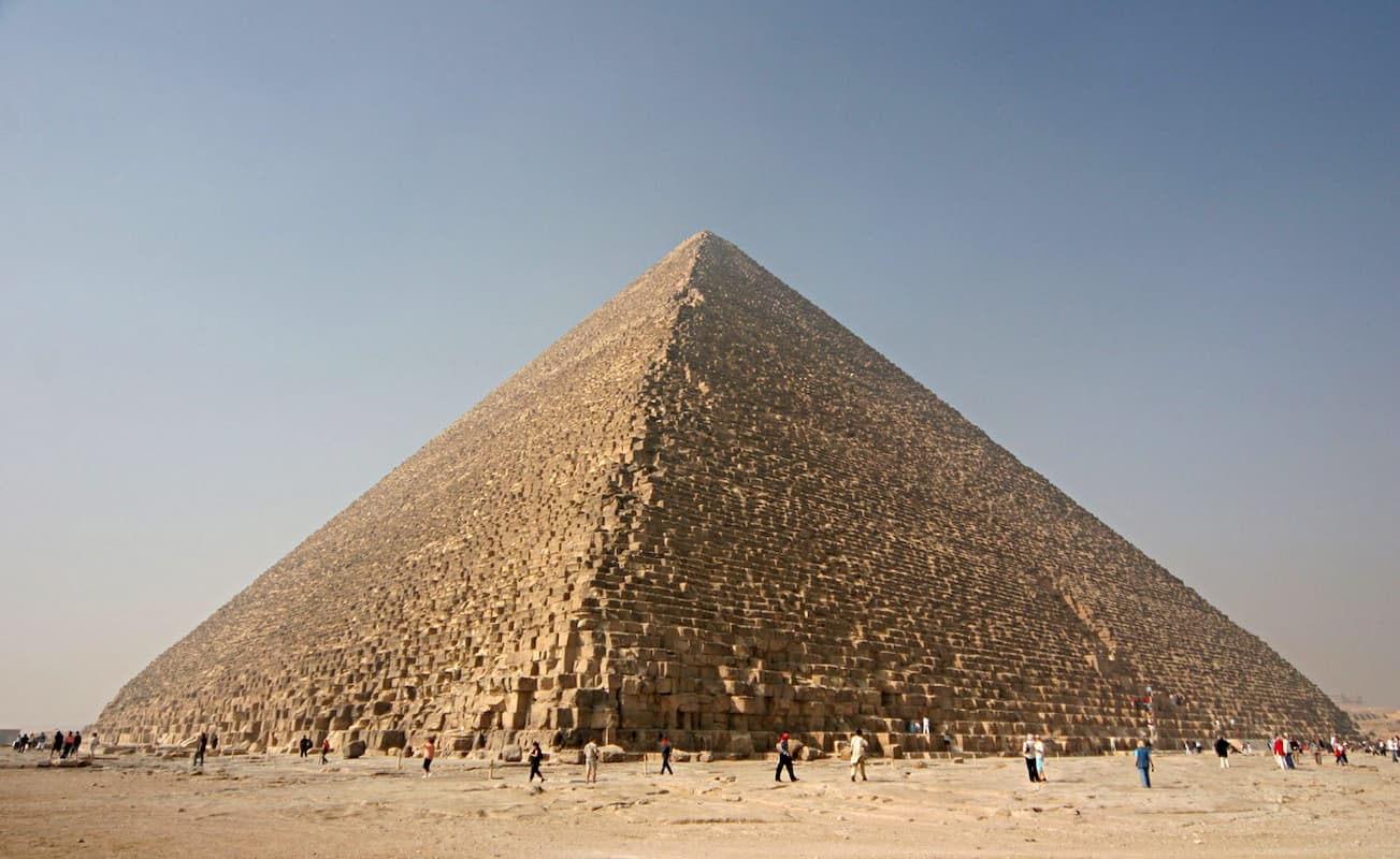 como se construyó la gran piramide de Giza