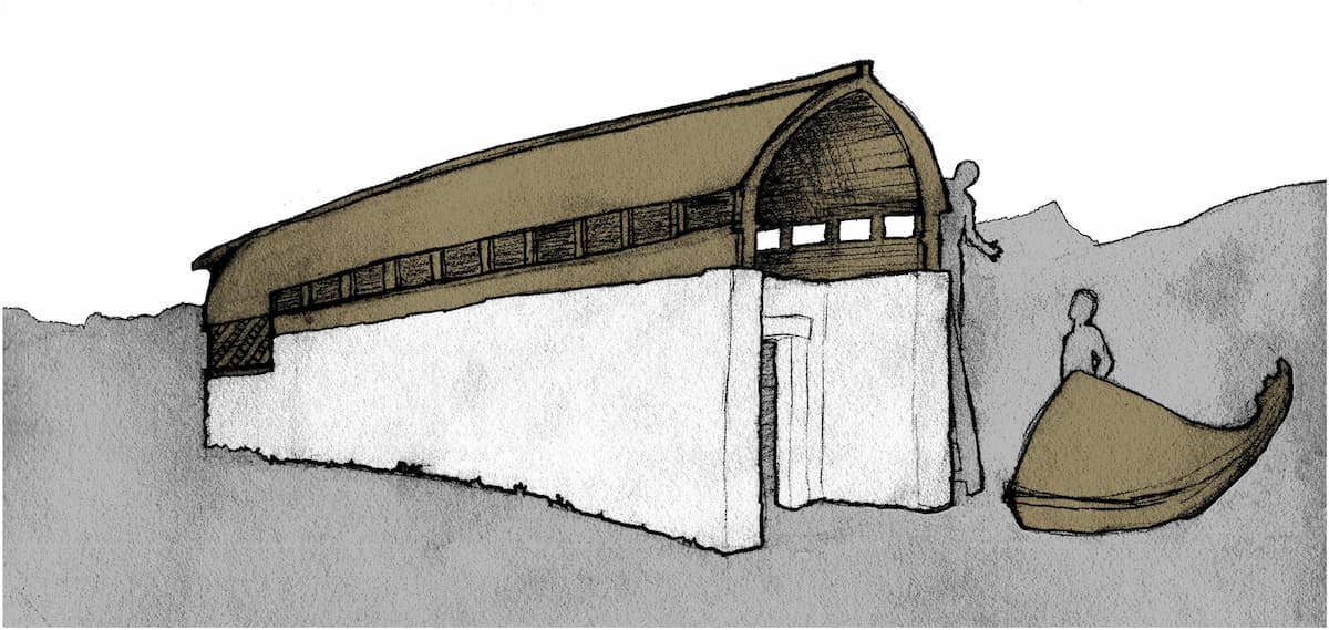 templos griegos barcos volcados origen arquitectura